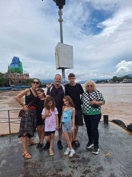On the Mekong jetty after the rains - lifeonwheel.com