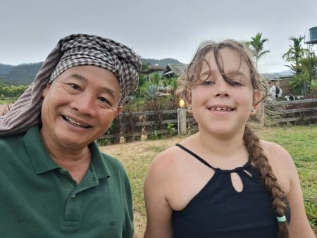 Selfie with our guide out in the countryside - lifeonwheel.com