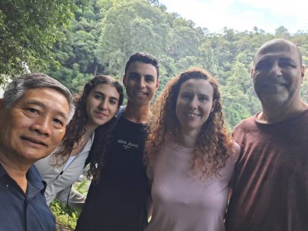 A family selfie at the forest viewpoint - lifeonwheel.com